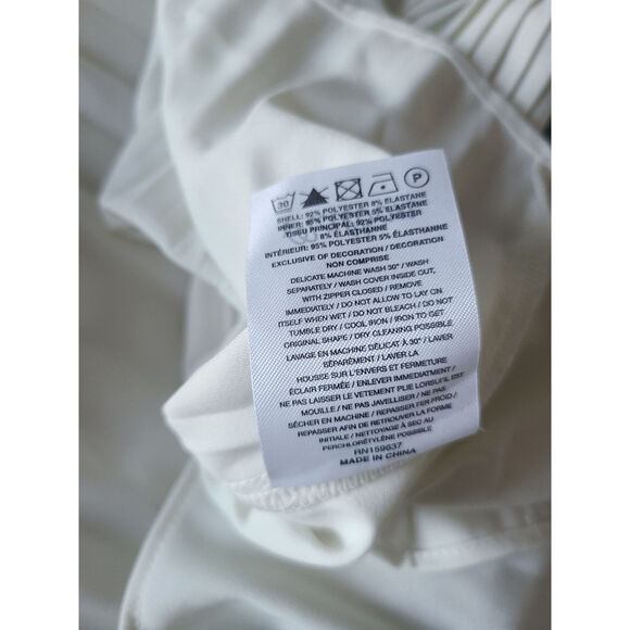 Malbon Valentina Pleated Golf Skirt Ivory Size 8 NWT - Picture 7 of 10